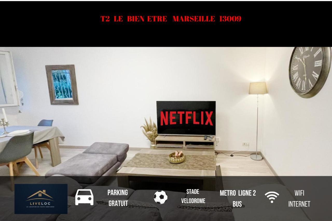 T2 Le Bien Etre Marseille 9Eme-Wifi-Netflix-Metro-Parking-Plage Exterior foto